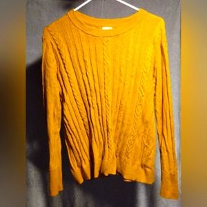 Burnt Orange Knit Sweater